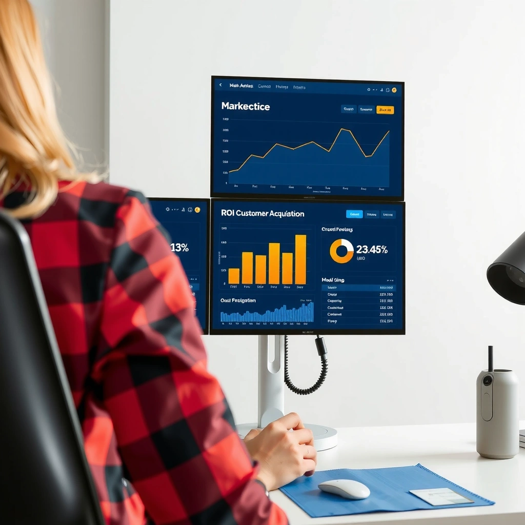 Marketing analytics dashboard
